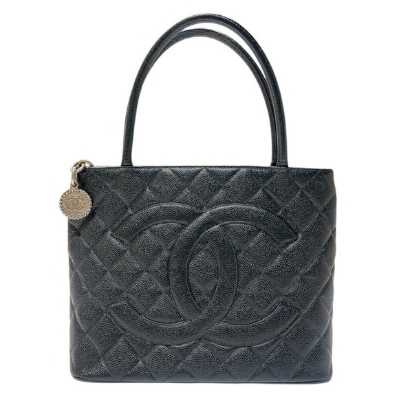 Chanel Reprint Tote Bag Caviar Skin Black - Picture 1 of 14